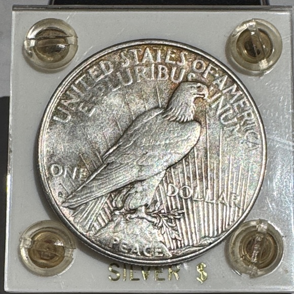 1923 Peace Silver Dollar Est. AU55 | 90% Silver US Coin | Collector Grade - Picture 2 of 4